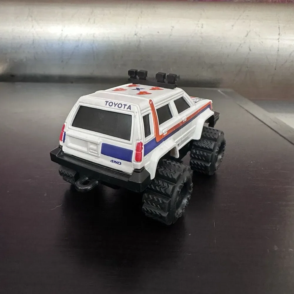 Schaper Stomper Toyota Tercel SR5 4 X 4 High Low Gear 1980s White Stripes Rare